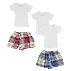 Infant T-shirts And Boxer Shorts